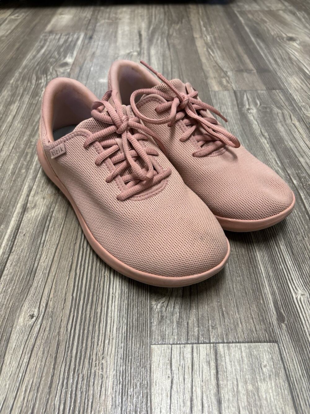 Kizik Madrid Eco-Knit Bubblegum Pink Sneakers Unisex Women 9W Comfort Shoes